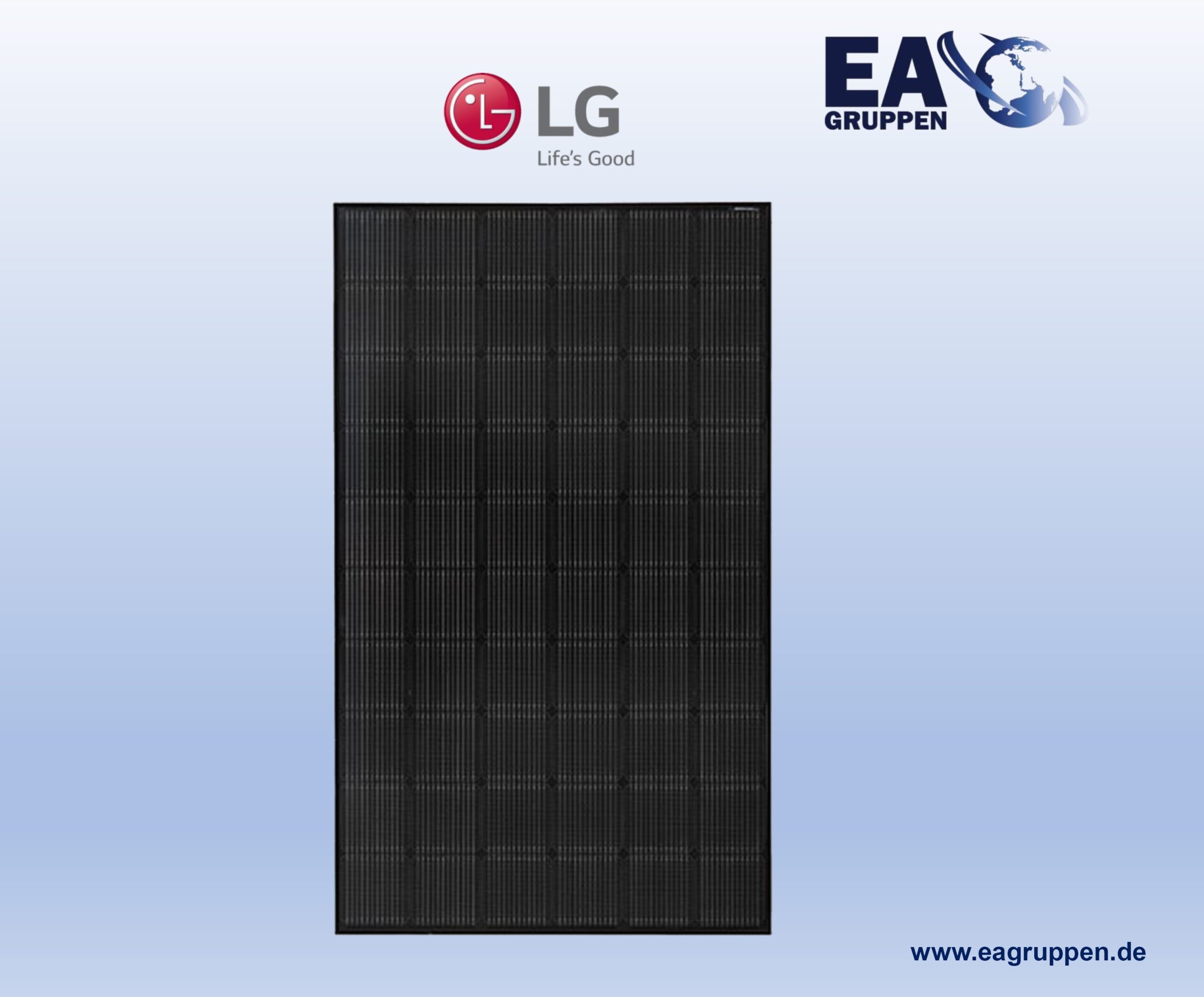 PV Modul LG 355 N1K, NeON 2 BLACK – MD0017 – EA Gruppen GmbH