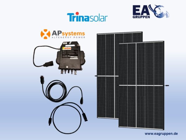 Balkonkraftwerk DUO Trina 840W DOPPELGLAS APsystems DS3-L - SY056996
