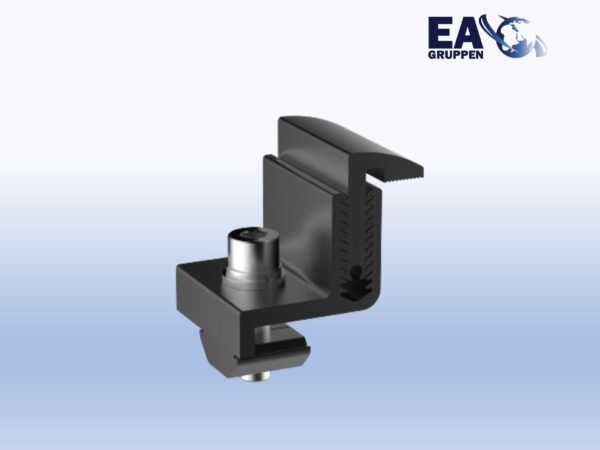 Endklemme FULLBLACK für Moduldicke 35 – 60mm- UK0006
