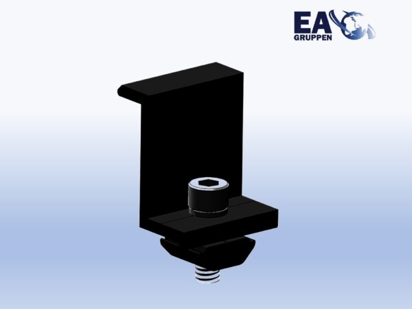 Endklemme FULLBLACK für Moduldicke 30mm - UK0008