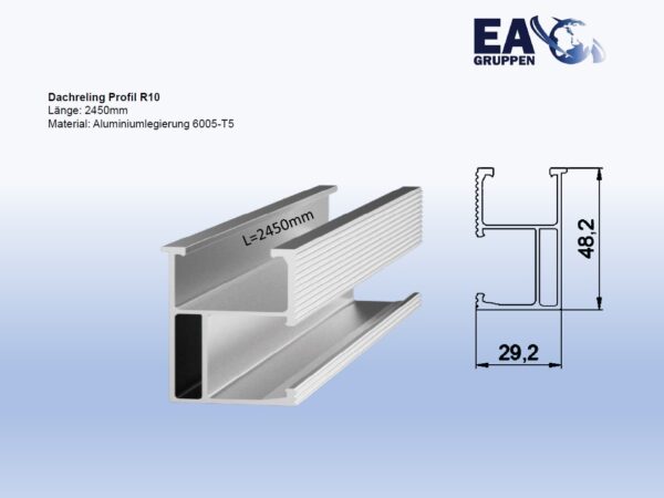 Dachreling Profil R10- UK0009 – Bild 2