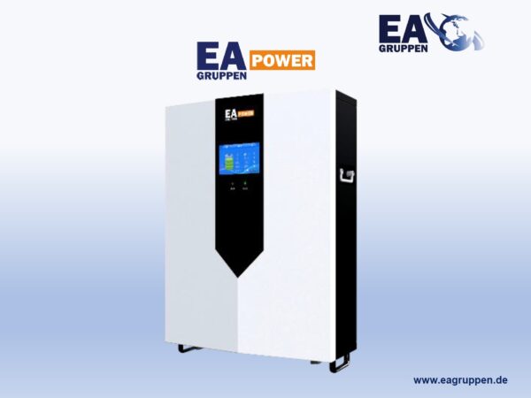 Solarspeicher - Stromspeicher - PV Speicher 9,6 kWh Lithium-Solarbatterie mit LCD-Touchscreen - ES00091