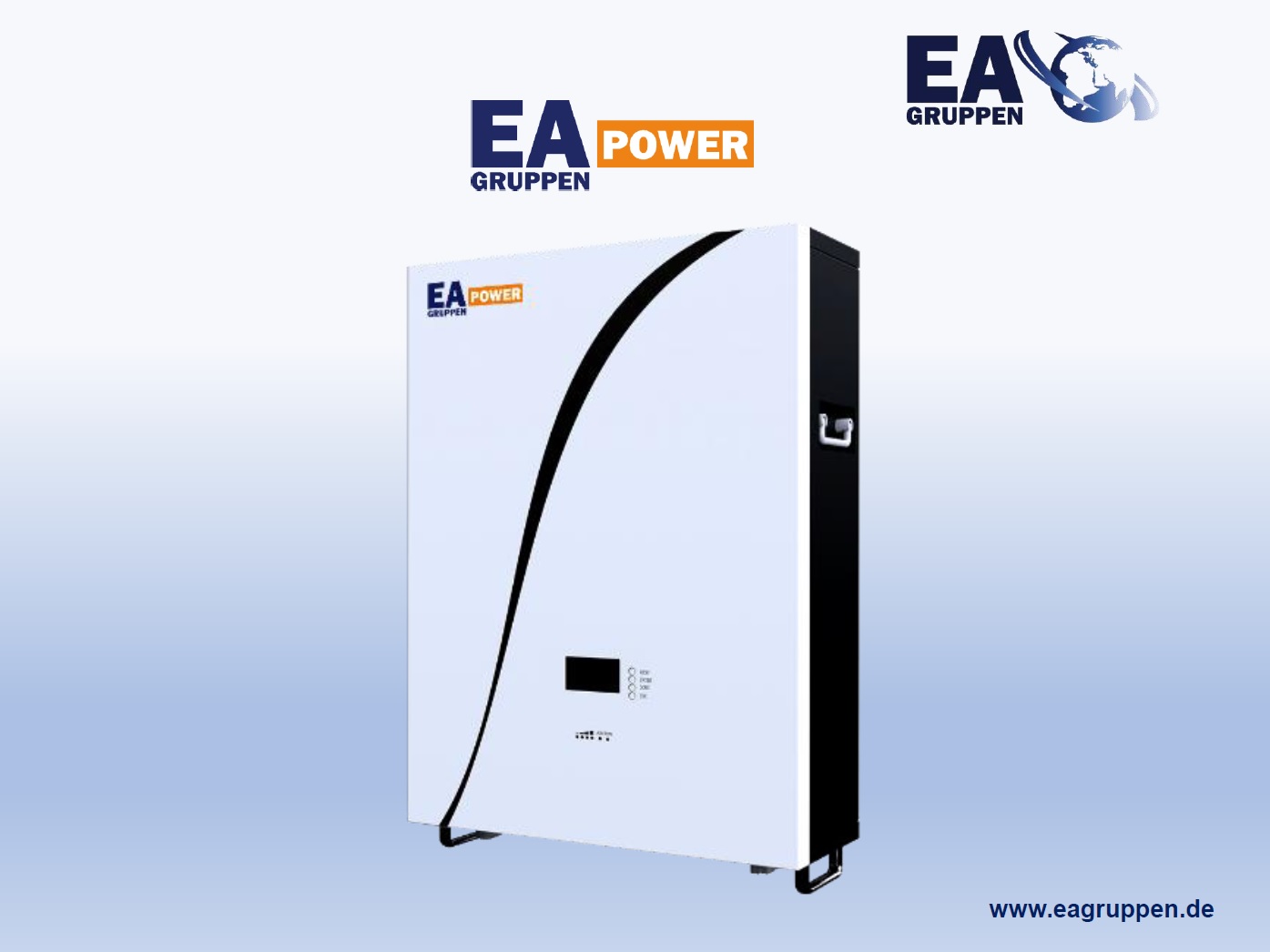 EA Power Weißer GPRS-Solar-Lithium-LiFePO4-Batterie 4,8 kWh – ES0010 – EA  Gruppen GmbH
