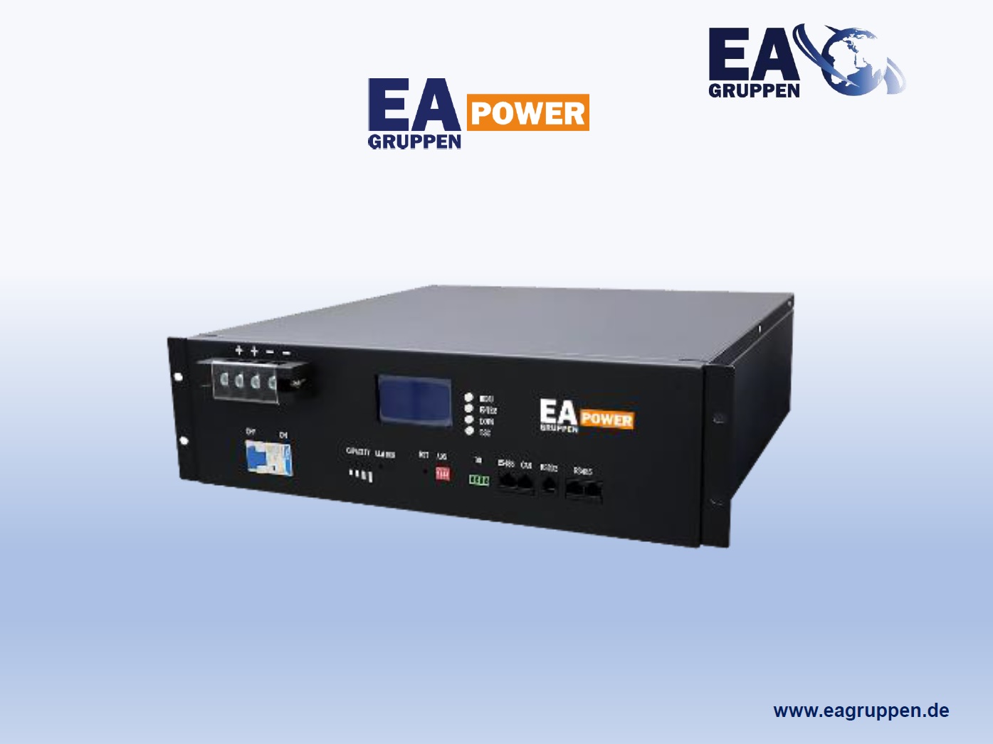 EA Power Lithium-Eisenphosphat-Server-Rack-Batterie für Sonnensystem 48V  100aH 4,8 kWh – ES0011 – EA Gruppen GmbH