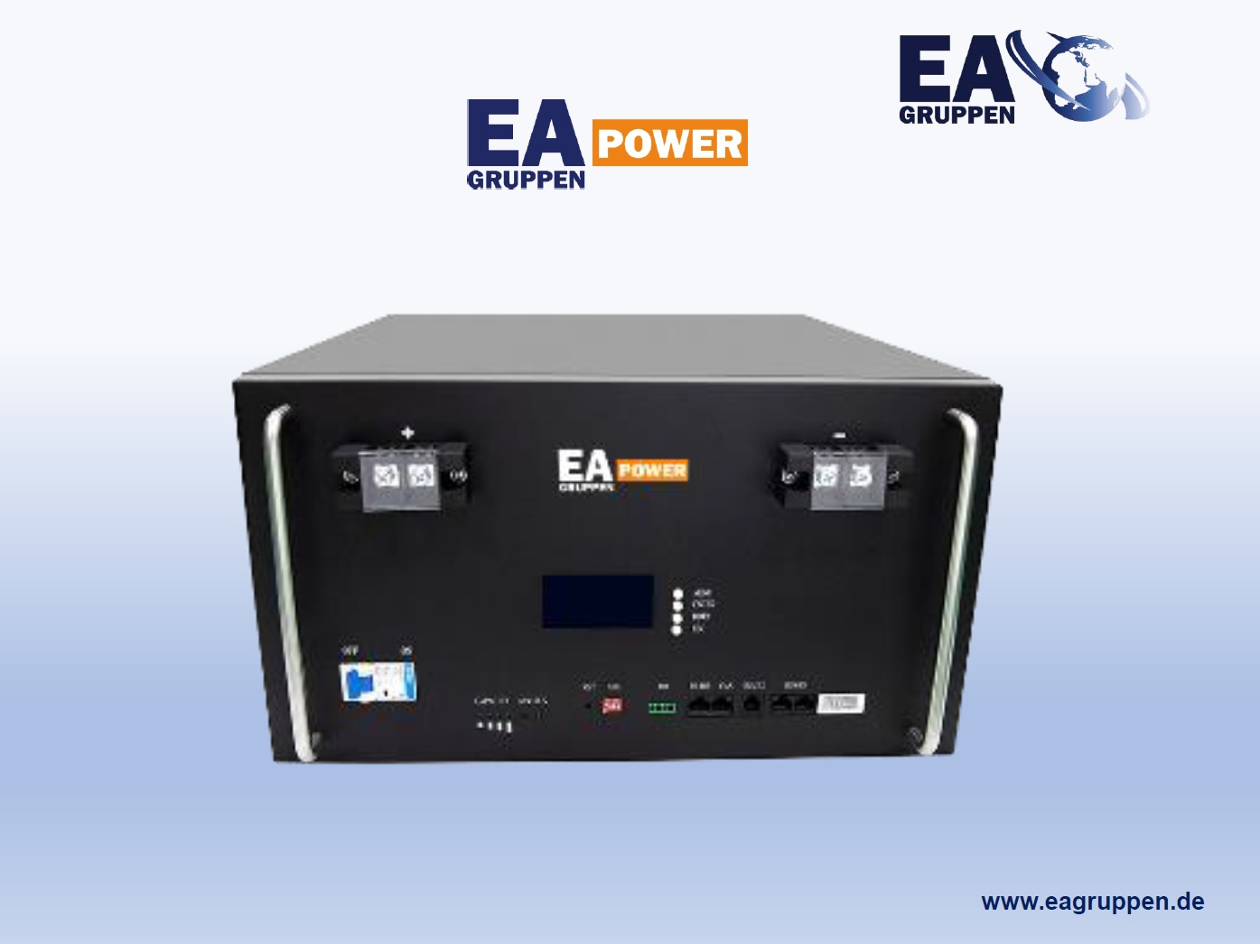 EA Power Lithium-Eisenphosphat-Server-Rack-Batterie für Sonnensystem 48V  200aH 9,6 kWh – ES00111 – EA Gruppen GmbH