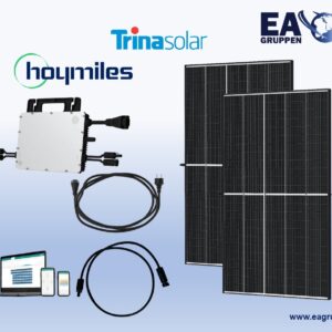 Balkonkraftwerk DUO Trina 840W DOPPELGLAS Hoymiles HMS-800W-2T mit WiFi integriert – SY07895