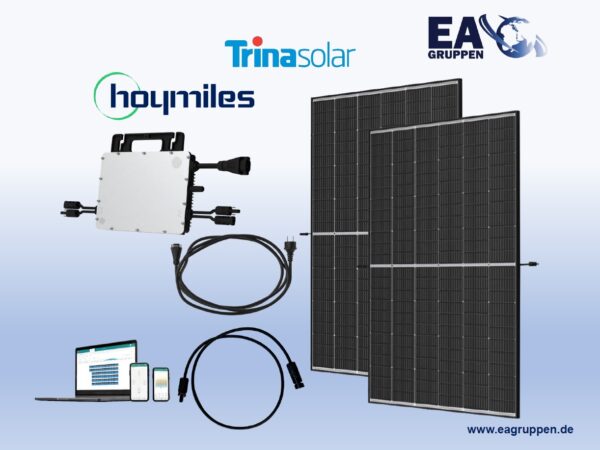 Balkonkraftwerk DUO Trina 850W Hoymiles HMS-800W-2T mit WiFi integriert  – SY07896