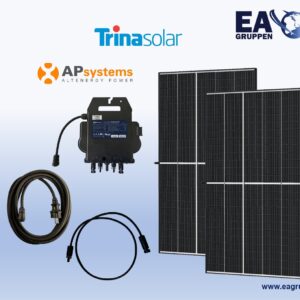 Balkonkraftwerk DUO Trina 840W DOPPELGLAS APsystems EZ1-M (800W) - SY0723