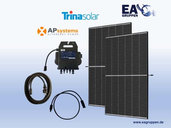 Balkonkraftwerk DUO Trina 850W APsystems EZ1-M (800W) - SY0758